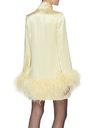 Back View - Click To Enlarge - 16ARLINGTON - Michelle' ostrich feather dress