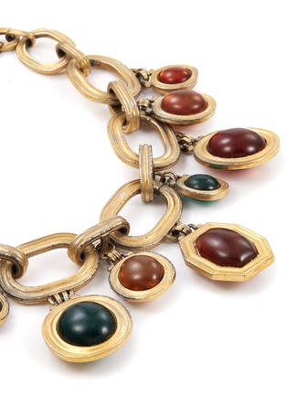 Detail View - Click To Enlarge - LANE CRAWFORD VINTAGE ACCESSORIES - YSL cabochon masterpiece necklace