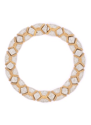 Main View - Click To Enlarge - LANE CRAWFORD VINTAGE ACCESSORIES - Real Look' ciner diamanté choker