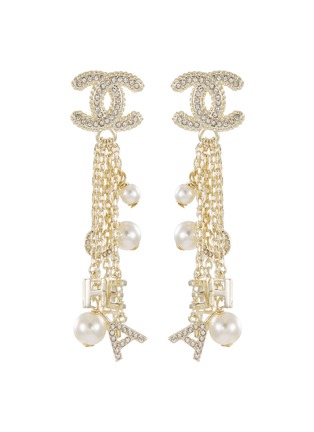 Main View - Click To Enlarge - LANE CRAWFORD VINTAGE ACCESSORIES - Chanel shoulder duster earrings
