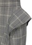 Detail View - Click To Enlarge - MATICEVSKI - 'Emblem' Side Panel Detail Thigh Slit Checker Skirt