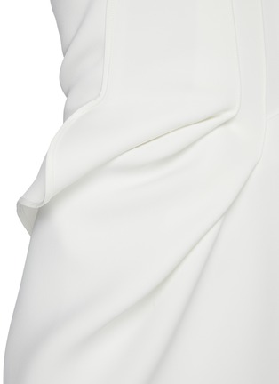  - MATICEVSKI - 'Victoria' Drape Detail Asymmetric Halter Neck Gown