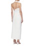 Back View - Click To Enlarge - MATICEVSKI - 'Victoria' Drape Detail Asymmetric Halter Neck Gown
