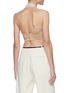 Back View - Click To Enlarge - MATICEVSKI - 'Deliberate' Ruched Tulle Halter Neck Bustier