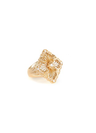 Main View - Click To Enlarge - BUCCELLATI - ''Opera Tulle' diamond 18k gold ring