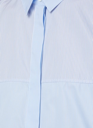  - LOEWE - Panelled Stripe Cotton Shirt