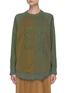 Main View - Click To Enlarge - LOEWE - Displaced Anagram Embroidered Cotton Sweatshirt