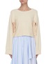 Main View - Click To Enlarge - LOEWE - Cut-out sleeve sweater