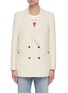 Main View - Click To Enlarge - BLAZÉ MILANO - 'Missy' Double Breast Cotton Blend Tweed Blazer