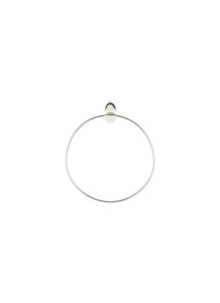 Main View - Click To Enlarge - LANE CRAWFORD VINTAGE ACCESSORIES - Hermès sterling silver hoop earrings