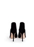 Back View - Click To Enlarge - GIANVITO ROSSI - V-throat peep-toe suede booties