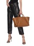 Figure View - Click To Enlarge - KHAITE - Amelia' envelop pleat medium tote bag