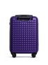 Back View - Click To Enlarge - DOT-DROPS - X-tra Light 21" carry-on suitcase - Purple