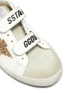 Detail View - Click To Enlarge - GOLDEN GOOSE - 'Old School' Glitter Star Motif Distressed Kids Leather Sneakers