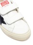 Detail View - Click To Enlarge - GOLDEN GOOSE - 'May School' Contrast Star Motif Heel Tab Leather Kids Sneakers