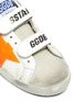 Detail View - Click To Enlarge - GOLDEN GOOSE - 'Old School' Contrast Accent Distressed Kids Leather Sneakers