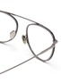 Detail View - Click To Enlarge - TOM FORD - Blue filter metal frame optical aviator glasses