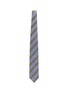 Figure View - Click To Enlarge - STEFANOBIGI MILANO - Jacquard stripes silk-linen tie