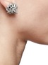 Figure View - Click To Enlarge - ERICKSON BEAMON - 'Clarity' spiked stud crystal earrings