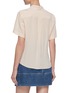 Back View - Click To Enlarge - CHLOÉ - Silk Trimmed Perforated Accent Silk Shirt