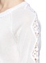 Detail View - Click To Enlarge - TORY BURCH - Scarlet crochet-knit sweater