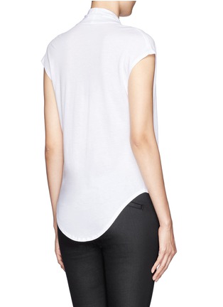 Back View - Click To Enlarge - HELMUT LANG - Cowl neck T-shirt