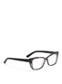Figure View - Click To Enlarge - VALENTINO GARAVANI - Lace cat eye optical glasses