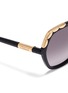 Detail View - Click To Enlarge - CHLOÉ - Scalloped corner acetate sunglasses