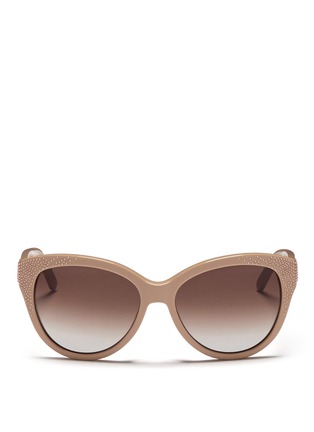 Main View - Click To Enlarge - CHLOÉ - 'Suzanna' stud cat eye sunglasses