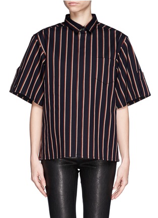 Main View - Click To Enlarge - TOGA ARCHIVES - Pinstripe box shirt