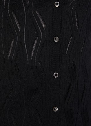 - GABRIELA HEARST - 'Carter' pattern cashmere silk blend cardigan