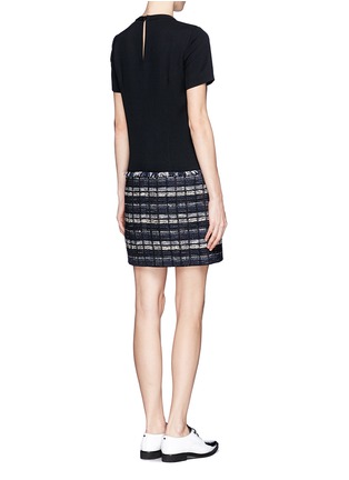 Back View - Click To Enlarge - PROENZA SCHOULER - Tweed skirt shift dress