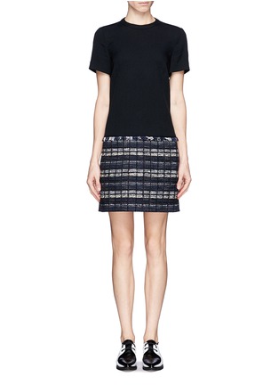 Main View - Click To Enlarge - PROENZA SCHOULER - Tweed skirt shift dress