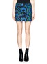 Main View - Click To Enlarge - KENZO - Abstract floral puzzle print denim skirt
