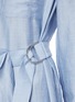 Detail View - Click To Enlarge - ACLER - 'Serena' Side Belt Detail Drape Front Shirt Dress