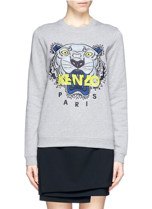 Main View - Click To Enlarge - KENZO - Tiger Embroidery Sweatshirt