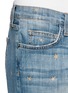 Detail View - Click To Enlarge - CURRENT/ELLIOTT - 'The Fling' metallic star print boyfriend jeans