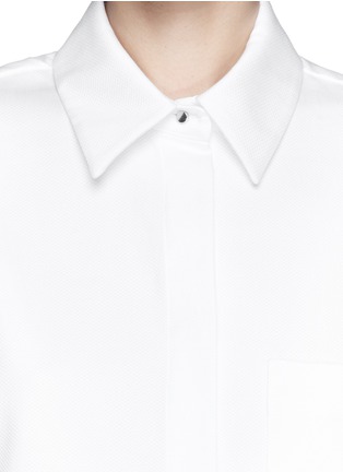 Detail View - Click To Enlarge - PROENZA SCHOULER - Cotton boxy shirt
