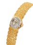 Detail View - Click To Enlarge - LANE CRAWFORD VINTAGE WATCHES - Rolex Diamond 14k Gold Disk Bracelet Watch