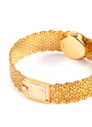  - LANE CRAWFORD VINTAGE WATCHES - Rolex Diamond 14k Gold Disk Bracelet Watch