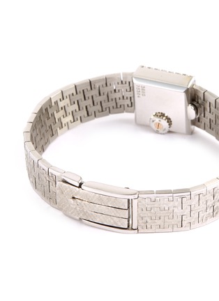  - LANE CRAWFORD VINTAGE WATCHES - Piaget Diamond 18k White Gold Square Watch