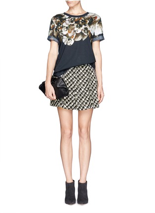 Figure View - Click To Enlarge - JASON WU - Floral print T-shirt