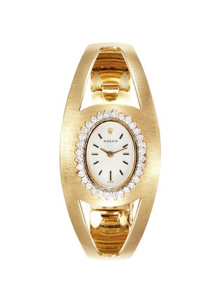 Main View - Click To Enlarge - LANE CRAWFORD VINTAGE WATCHES - Rolex diamond 14k gold cocktail watch