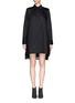 Main View - Click To Enlarge - THAKOON - Hidden lace button down shirt dress
