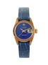 Main View - Click To Enlarge - LANE CRAWFORD VINTAGE WATCHES - Rolex datejust lapis lazuli dial 18k gold watch