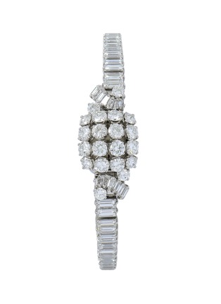 Main View - Click To Enlarge - LANE CRAWFORD VINTAGE WATCHES - Rolex Nos Ladies Fantasie diamond cover platinum watch