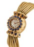 Detail View - Click To Enlarge - LANE CRAWFORD VINTAGE WATCHES - Rolex Precision Sapphire Gold Bracelet Watch