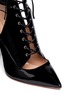 Detail View - Click To Enlarge - GIANVITO ROSSI - Cutout patent leather boots