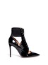 Main View - Click To Enlarge - GIANVITO ROSSI - Cutout patent leather boots