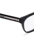 Detail View - Click To Enlarge - ALEXANDER MCQUEEN - Skull stud square cat eye optical glasses